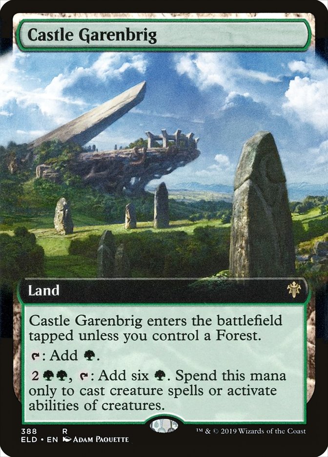 Castle Garenbrig (Extended Art) [Throne of Eldraine] | Pandora's Boox