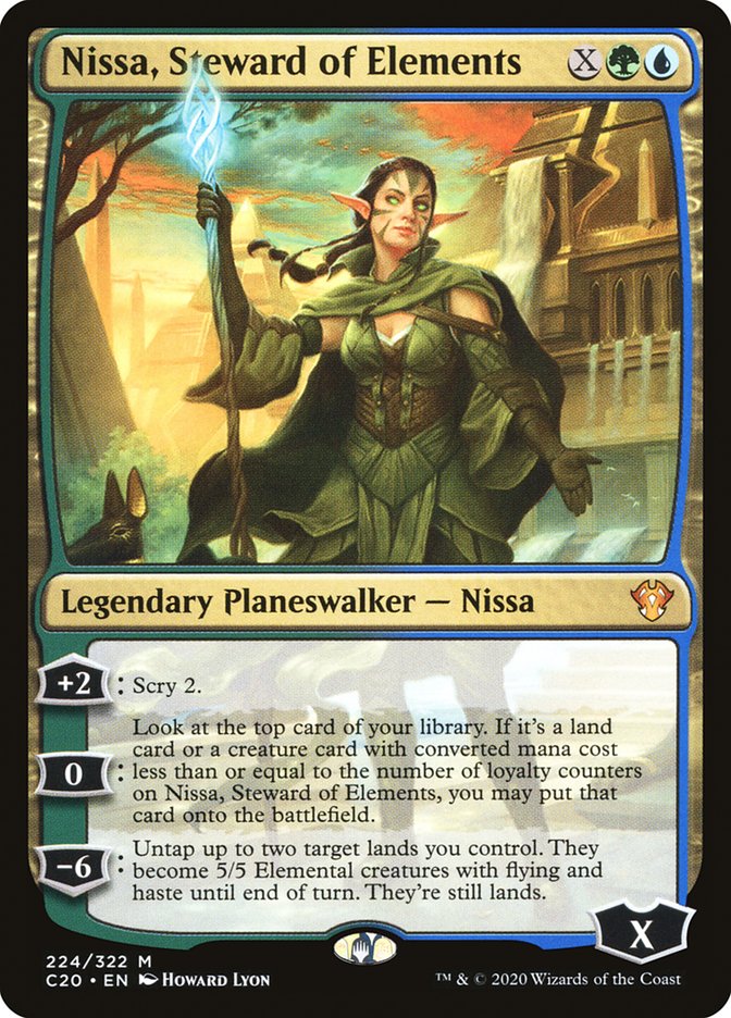 Nissa, Steward of Elements [Commander 2020] | Pandora's Boox