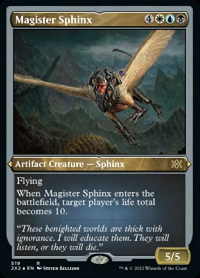 Magister Sphinx (Foil Etched) [Double Masters 2022] | Pandora's Boox