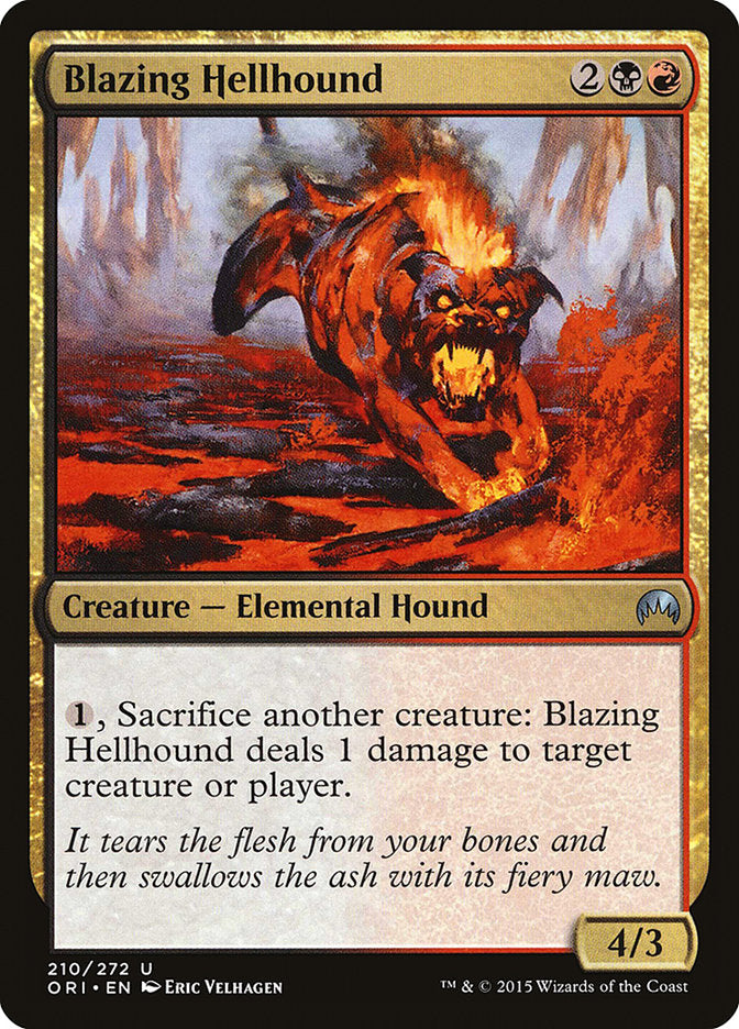 Blazing Hellhound [Magic Origins] | Pandora's Boox