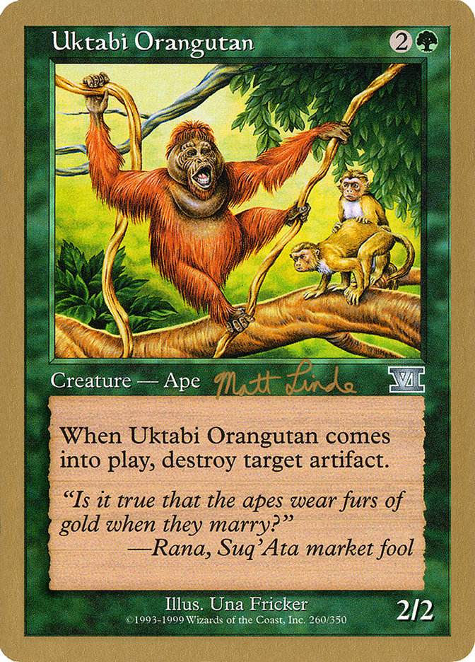 Uktabi Orangutan (Matt Linde) [World Championship Decks 1999] | Pandora's Boox