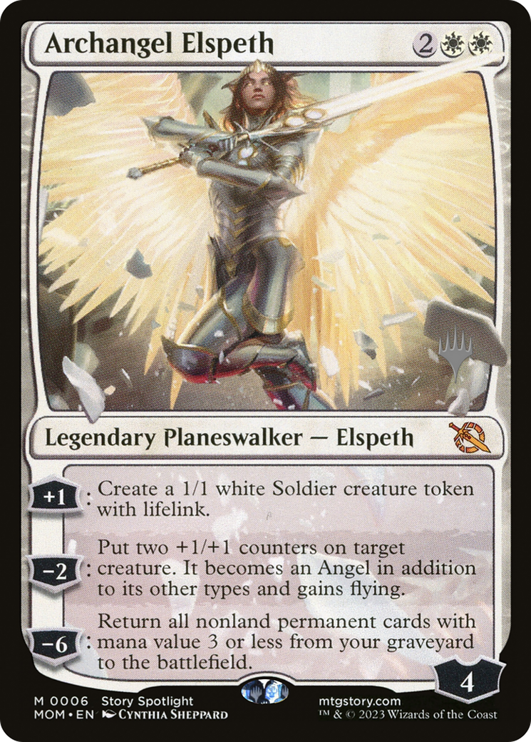 Archangel Elspeth (Promo Pack) [March of the Machine Promos] | Pandora's Boox