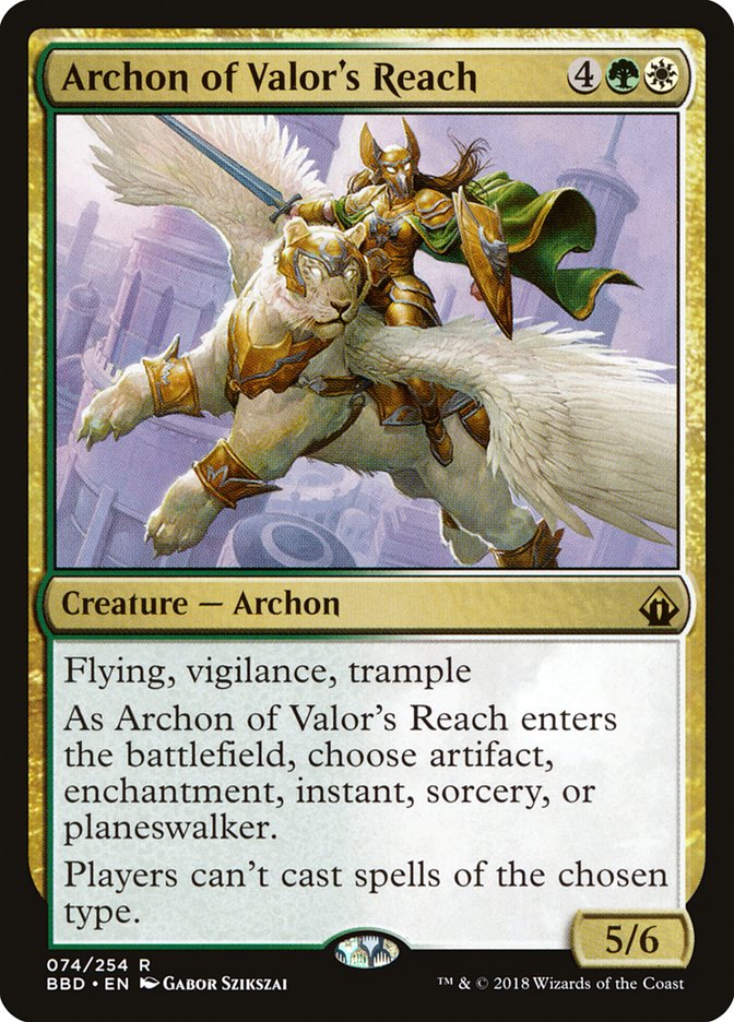 Archon of Valor's Reach [Battlebond] | Pandora's Boox