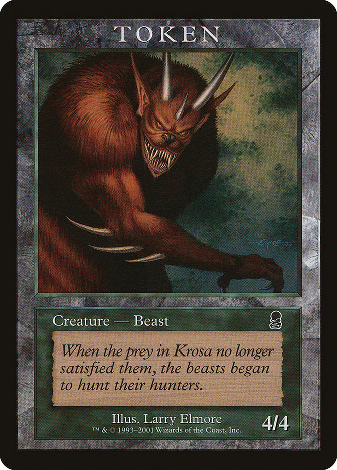 Beast Token [Magic Player Rewards 2001] | Pandora's Boox