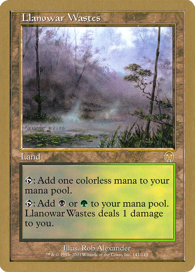 Llanowar Wastes (Jan Tomcani) [World Championship Decks 2001] | Pandora's Boox