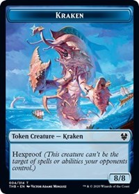 Kraken // Satyr Double-Sided Token [Theros Beyond Death Tokens] | Pandora's Boox