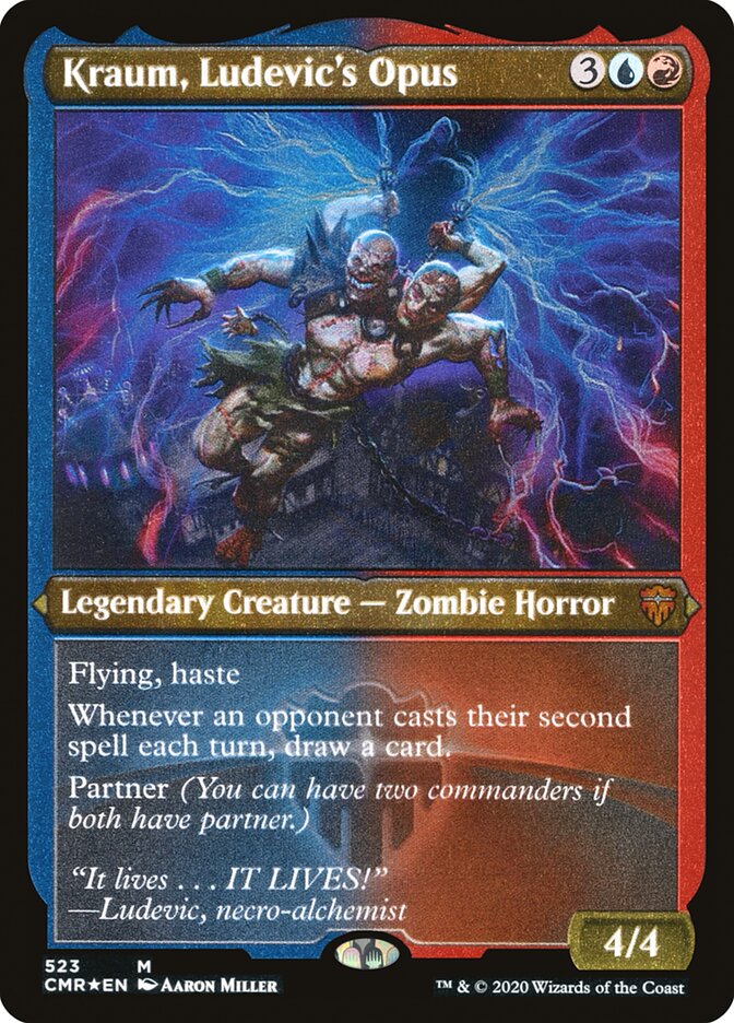 Kraum, Ludevic's Opus (Etched) [Commander Legends] | Pandora's Boox