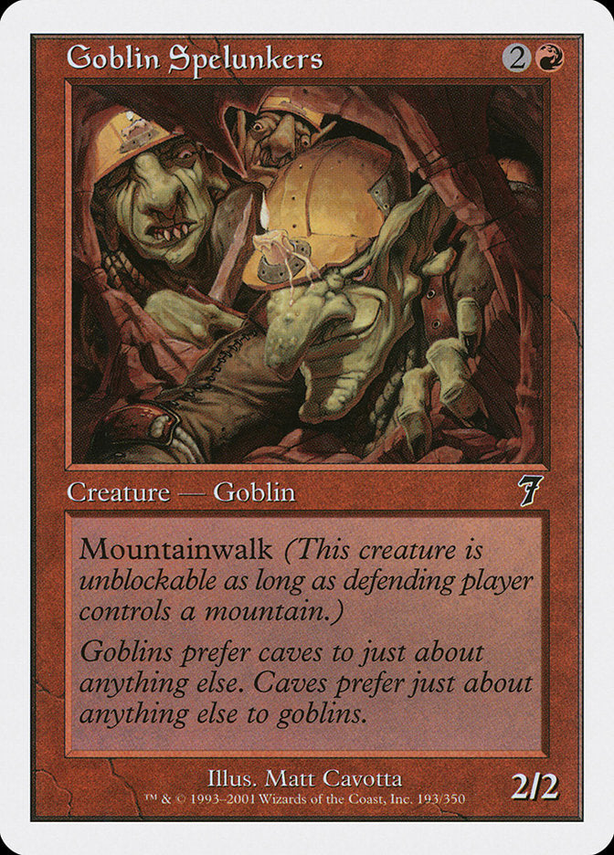 Goblin Spelunkers [Seventh Edition] | Pandora's Boox