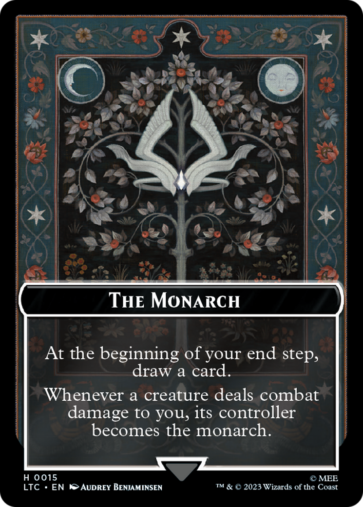 The Monarch // Treasure Double-Sided Token [The Lord of the Rings: Tales of Middle-Earth Commander Tokens] | Pandora's Boox