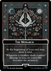 The Monarch // Treasure Double-Sided Token [The Lord of the Rings: Tales of Middle-Earth Commander Tokens] | Pandora's Boox