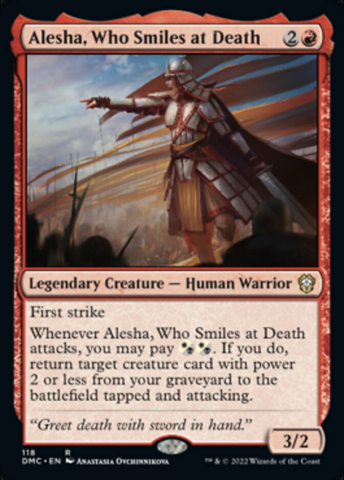 Alesha, Who Smiles at Death [Dominaria United Commander] | Pandora's Boox