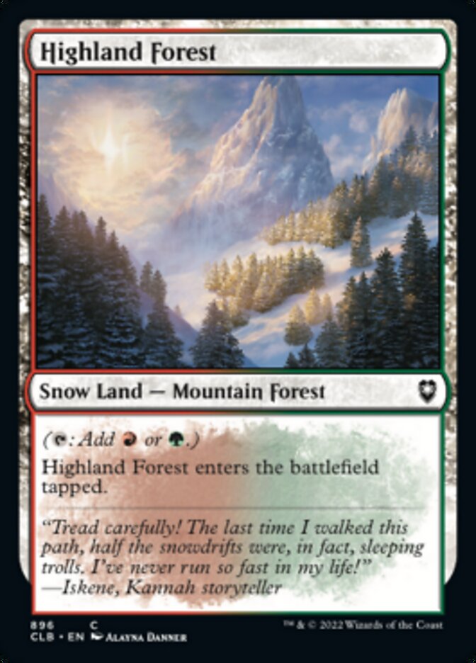 Highland Forest [Commander Legends: Battle for Baldur's Gate] | Pandora's Boox