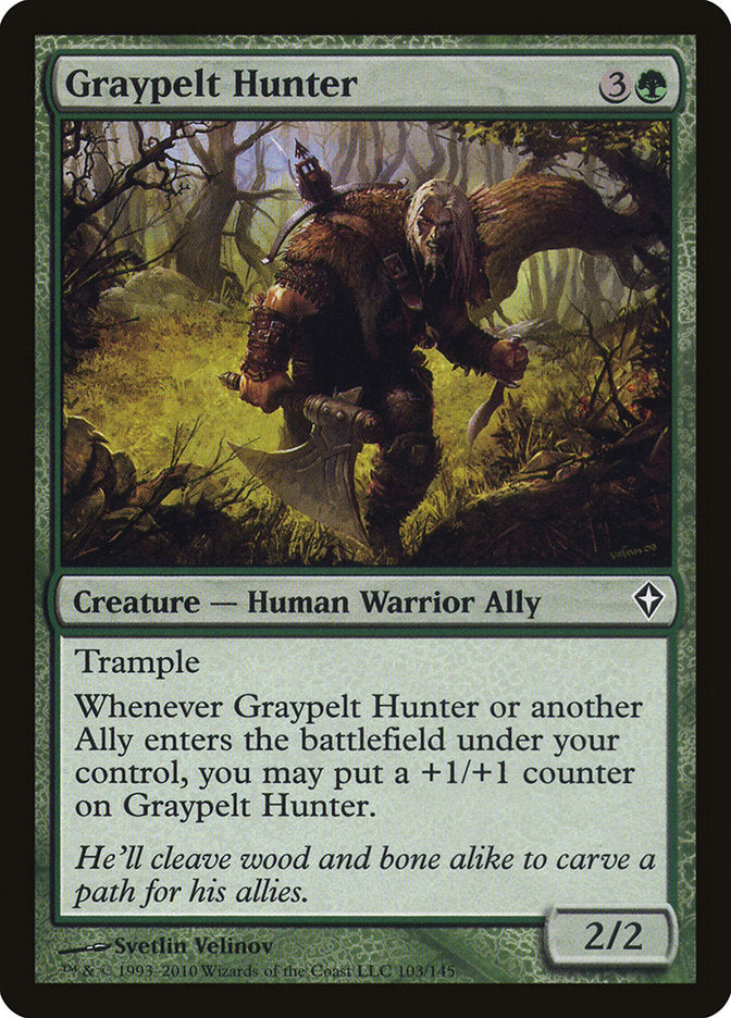 Graypelt Hunter [Worldwake] | Pandora's Boox