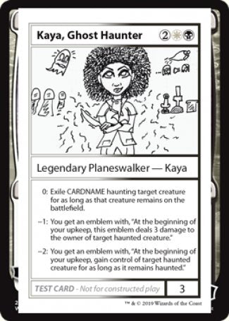 Kaya, Ghost Haunter (2021 Edition) [Mystery Booster Playtest Cards] | Pandora's Boox