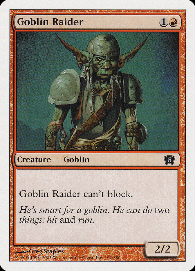 Goblin Raider [Eighth Edition] | Pandora's Boox