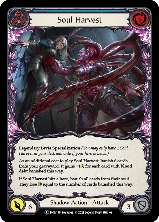 Soul Harvest (Rainbow Foil) [U-MON198-RF] Unlimited Edition Rainbow Foil