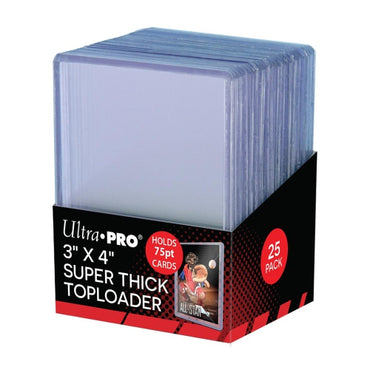 Ultra pro 3x4 Super Thick Toploaders 75pt (25 pk)