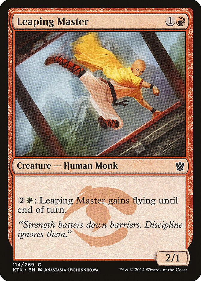 Leaping Master [Khans of Tarkir] | Pandora's Boox