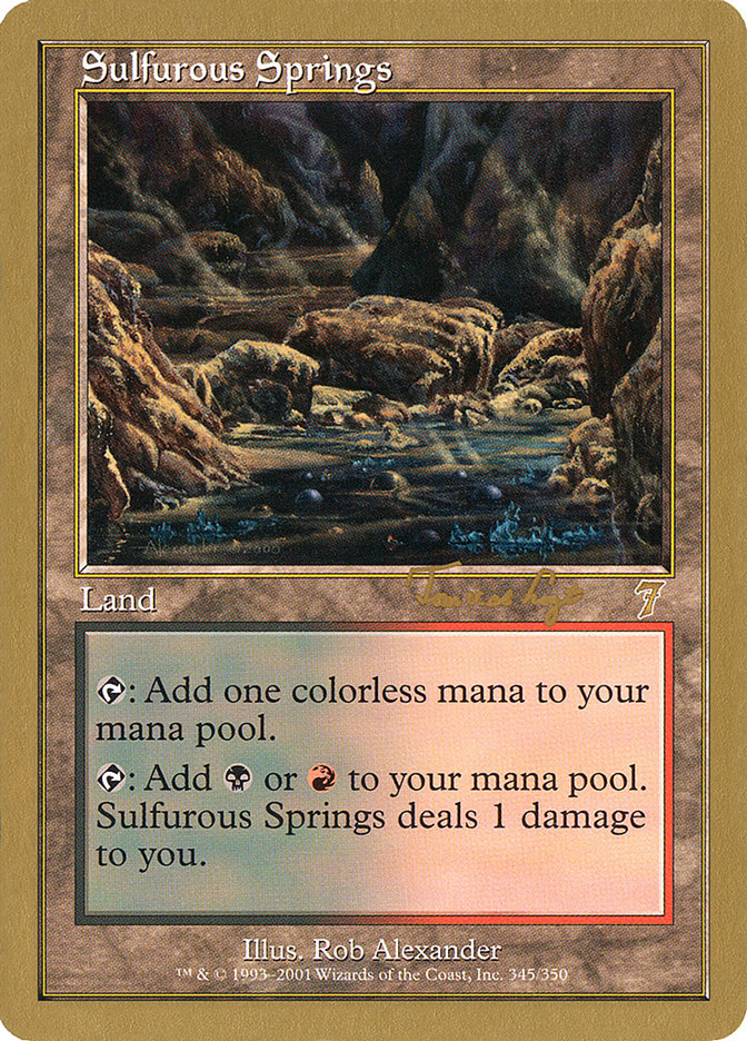 Sulfurous Springs (Tom van de Logt) [World Championship Decks 2001] | Pandora's Boox