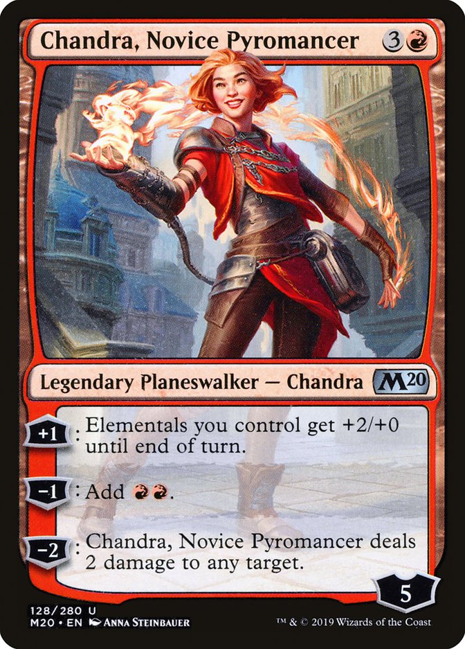 Chandra, Novice Pyromancer [Core Set 2020] | Pandora's Boox