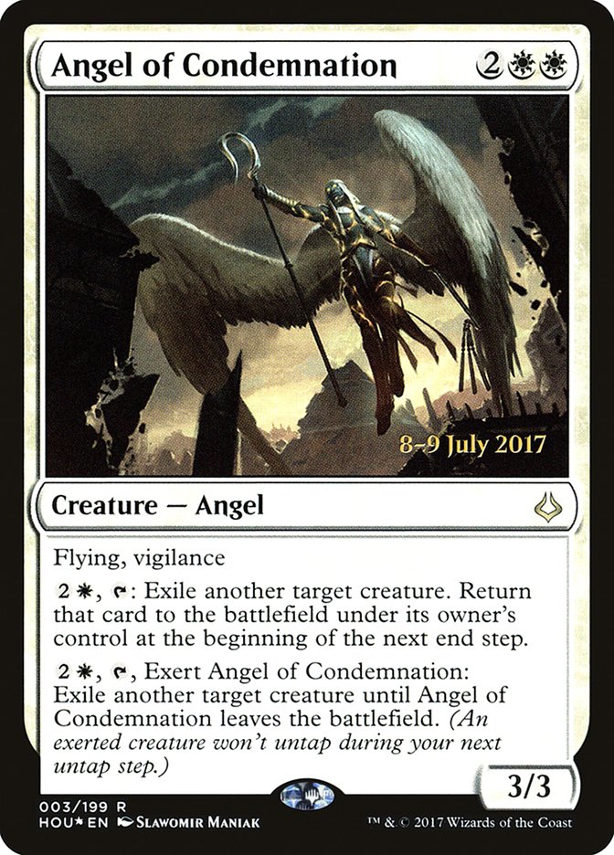 Angel of Condemnation [Hour of Devastation Prerelease Promos] | Pandora's Boox