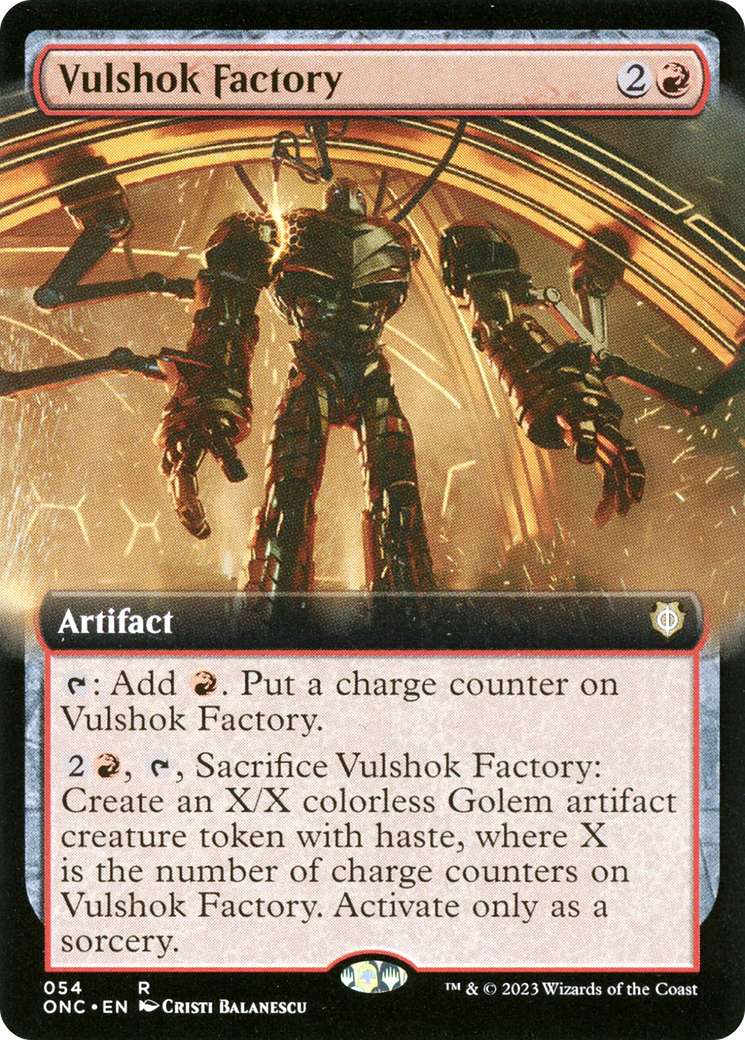 Vulshok Factory (Extended Art) [Phyrexia: All Will Be One Commander] | Pandora's Boox