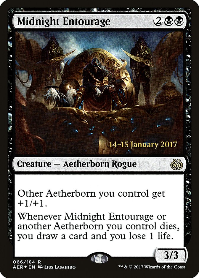 Midnight Entourage [Aether Revolt Prerelease Promos] | Pandora's Boox