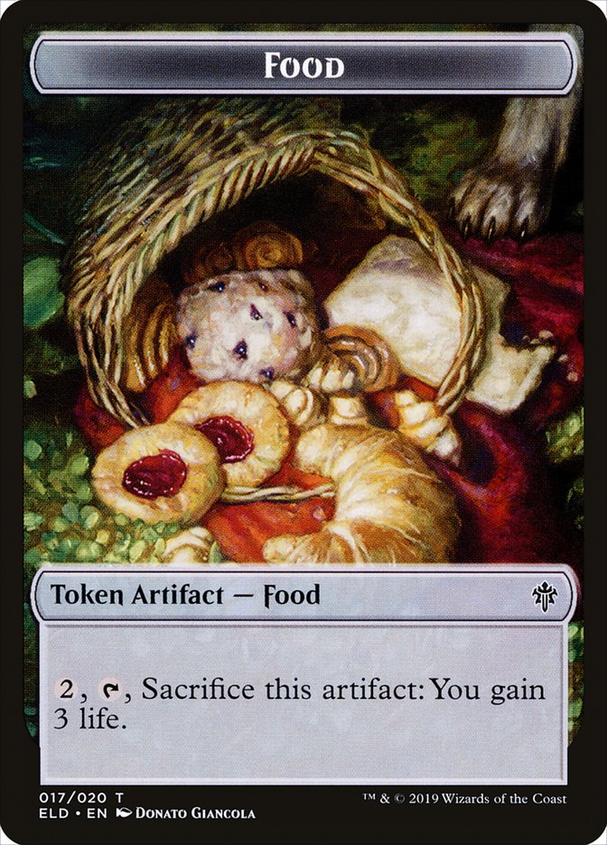 Mouse // Food (17) Double-Sided Token [Throne of Eldraine Tokens] | Pandora's Boox