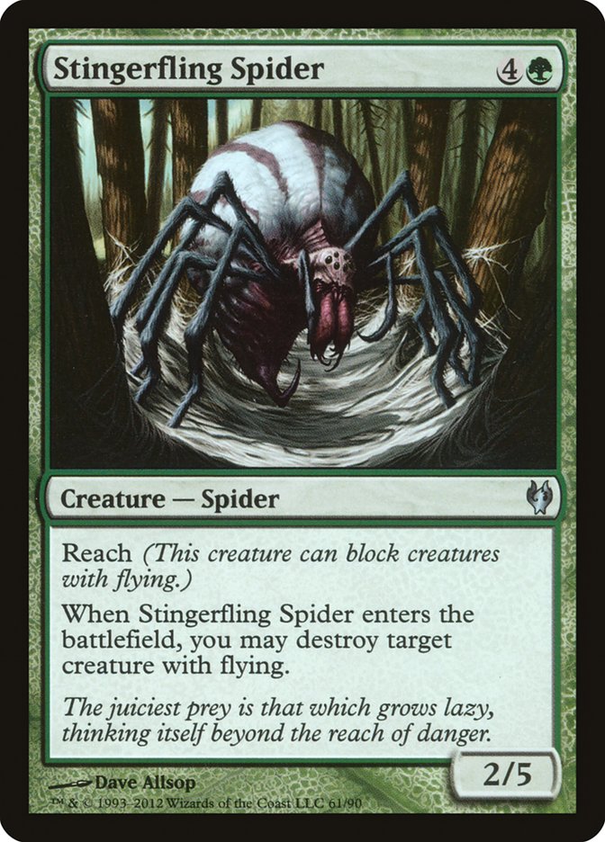 Stingerfling Spider [Duel Decks: Izzet vs. Golgari] | Pandora's Boox