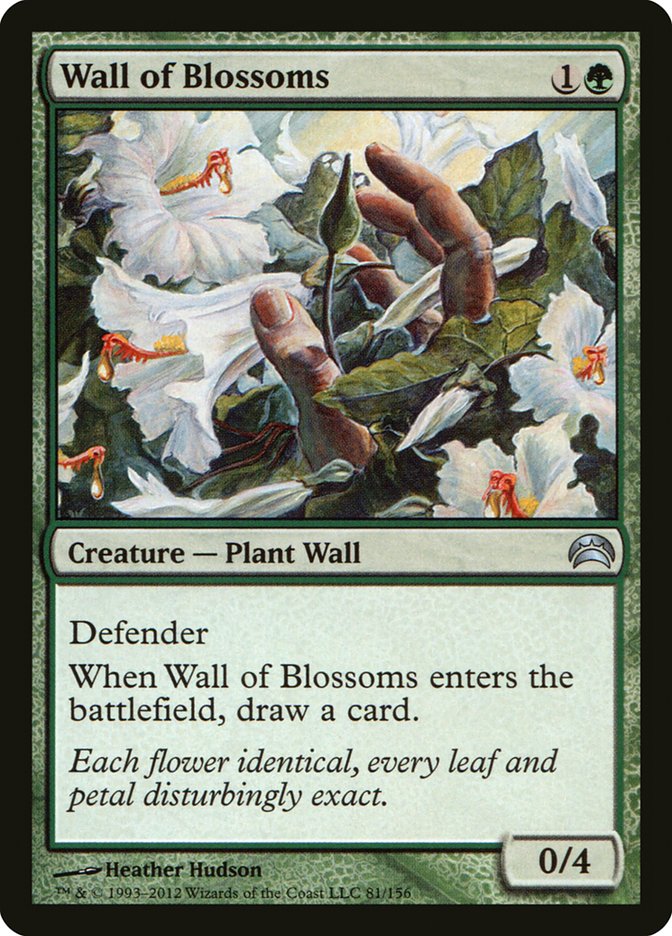 Wall of Blossoms [Planechase 2012] | Pandora's Boox
