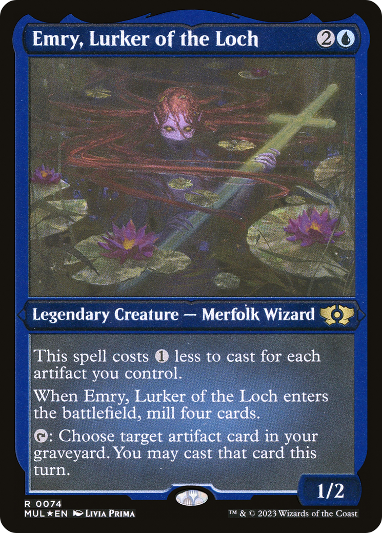 Emry, Lurker of the Loch (Foil Etched) [Multiverse Legends] | Pandora's Boox