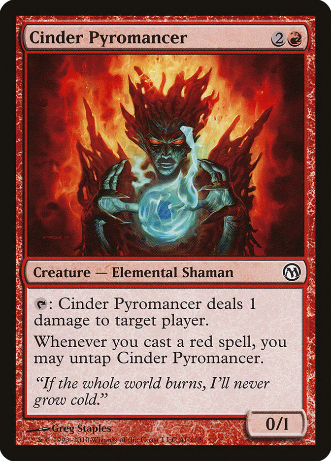 Cinder Pyromancer [Duels of the Planeswalkers] | Pandora's Boox