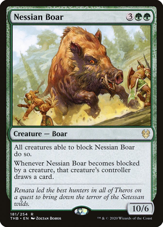 Nessian Boar [Theros Beyond Death] | Pandora's Boox