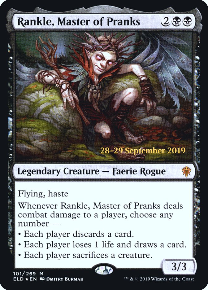 Rankle, Master of Pranks [Throne of Eldraine Prerelease Promos] | Pandora's Boox