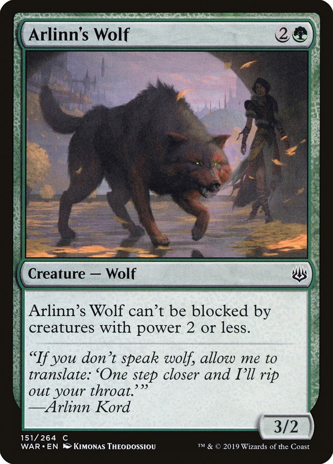 Arlinn's Wolf [War of the Spark] | Pandora's Boox