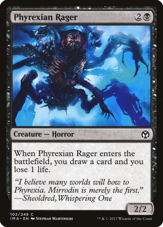 Phyrexian Rager [Iconic Masters] | Pandora's Boox