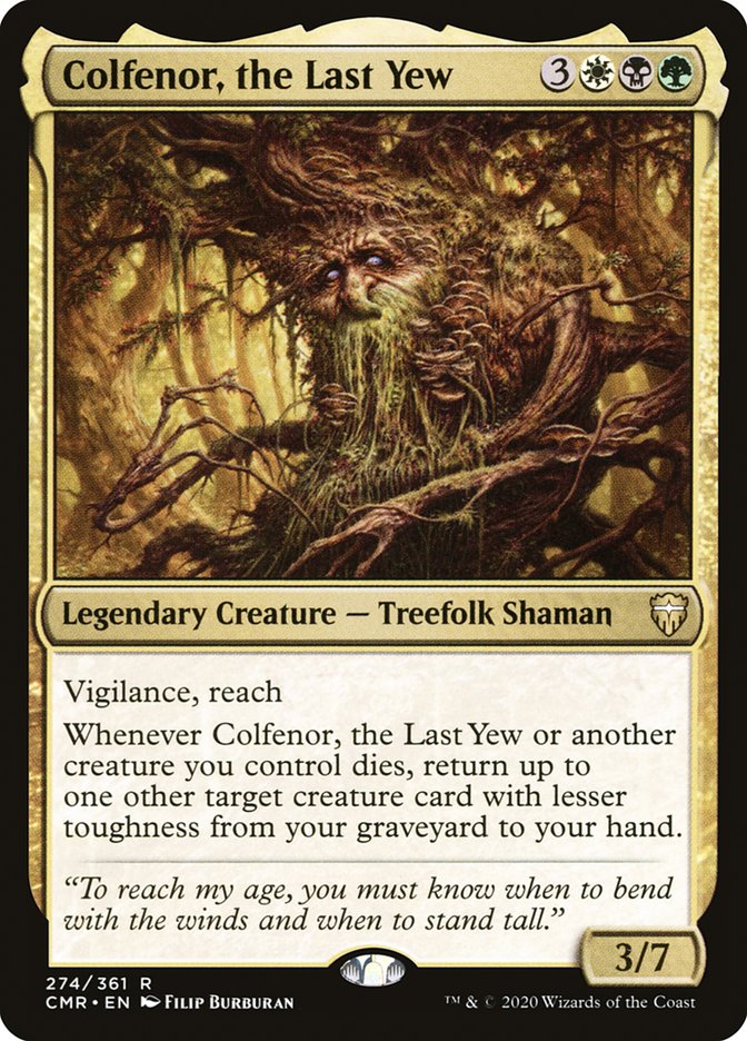 Colfenor, the Last Yew [Commander Legends] | Pandora's Boox