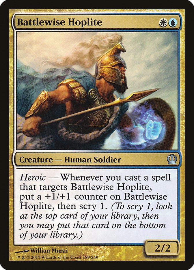 Battlewise Hoplite [Theros] | Pandora's Boox