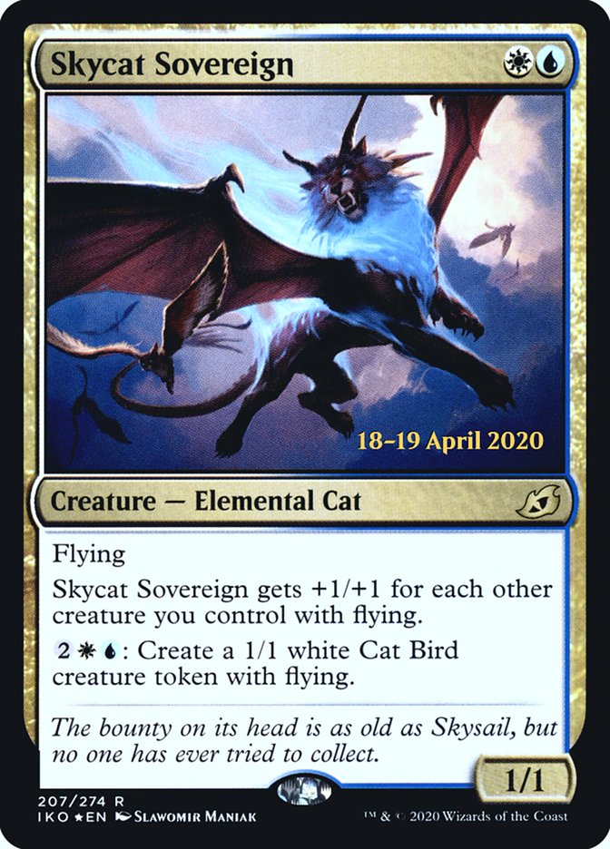 Skycat Sovereign [Ikoria: Lair of Behemoths Prerelease Promos] | Pandora's Boox