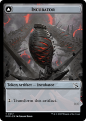 Incubator // Phyrexian (17) Double-Sided Token [March of the Machine Tokens] | Pandora's Boox