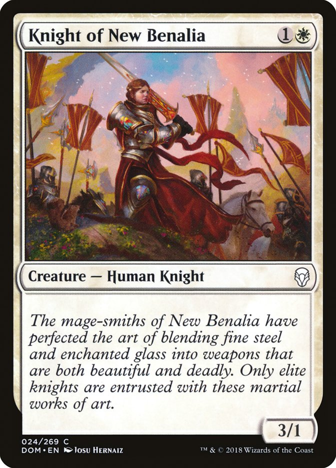 Knight of New Benalia [Dominaria] | Pandora's Boox