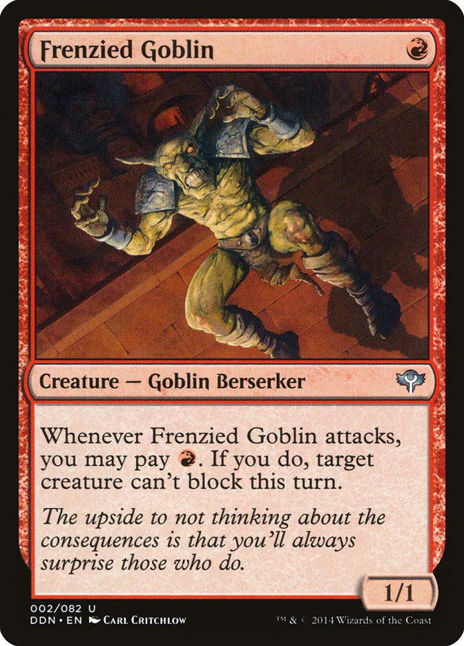 Frenzied Goblin [Duel Decks: Speed vs. Cunning] | Pandora's Boox