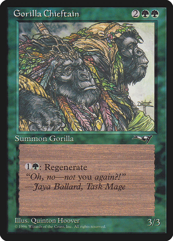 Gorilla Chieftain (Two Gorilla Art) [Alliances] | Pandora's Boox