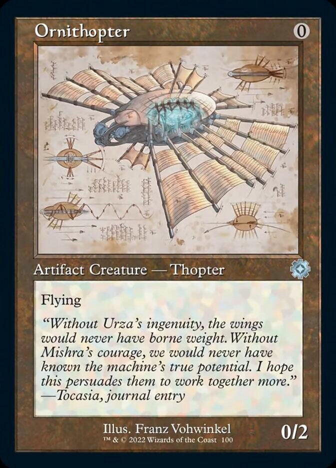 Ornithopter (Retro Schematic) [The Brothers' War Retro Artifacts] | Pandora's Boox