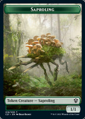 Food // Saproling Double-Sided Token [Commander 2021 Tokens] | Pandora's Boox