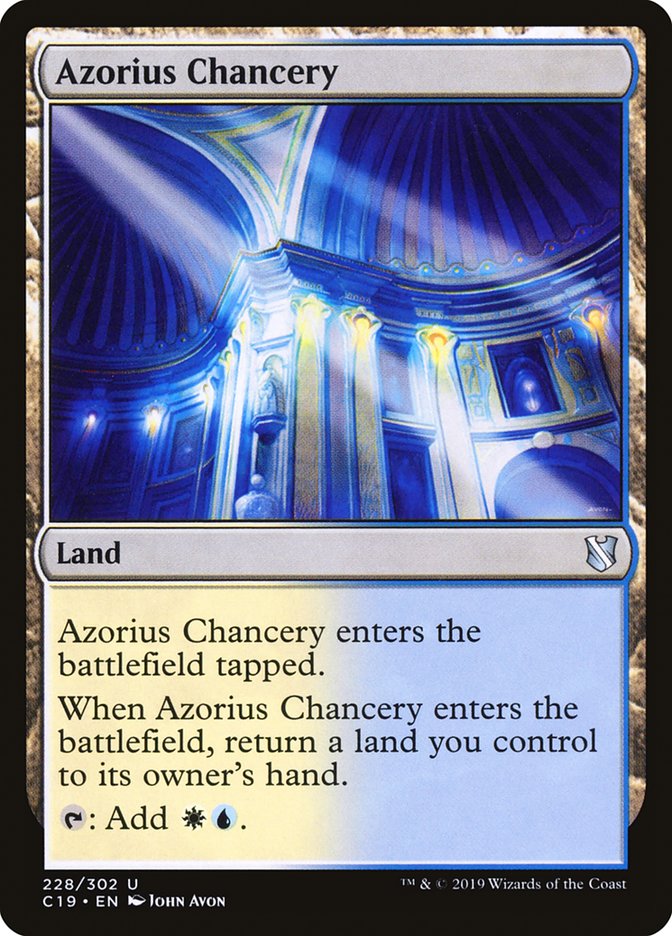 Azorius Chancery [Commander 2019] | Pandora's Boox