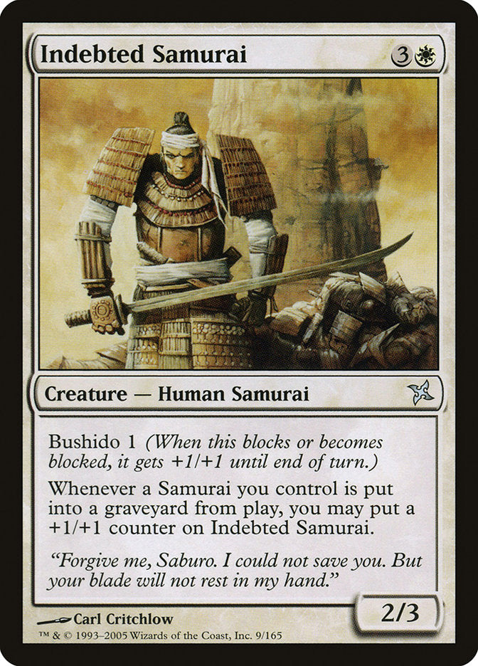 Indebted Samurai [Betrayers of Kamigawa] | Pandora's Boox