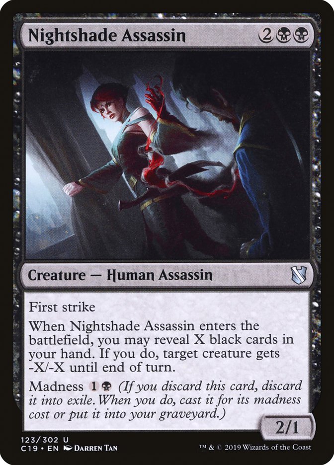 Nightshade Assassin [Commander 2019] | Pandora's Boox