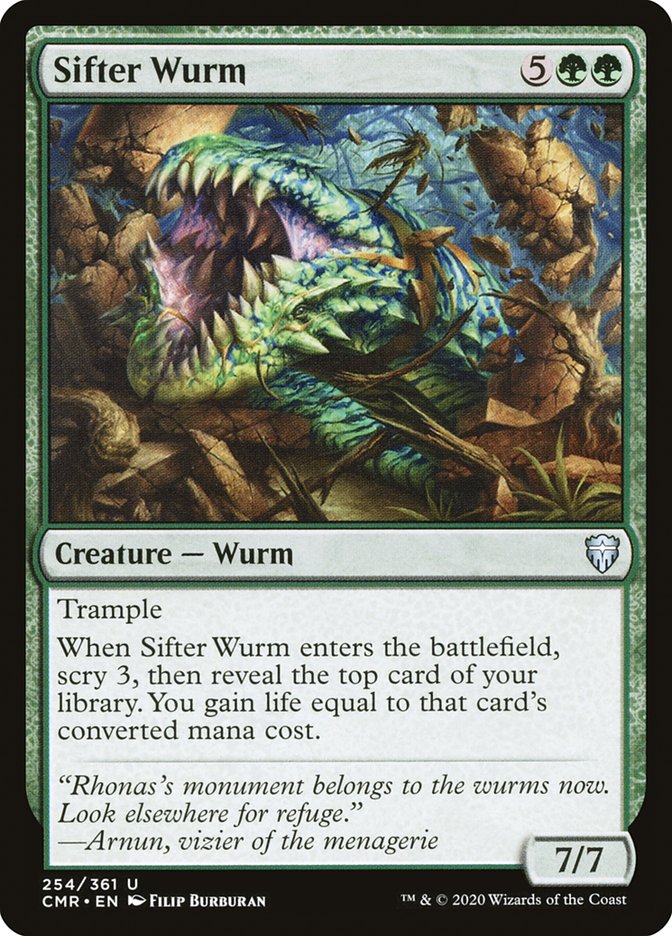 Sifter Wurm [Commander Legends] | Pandora's Boox