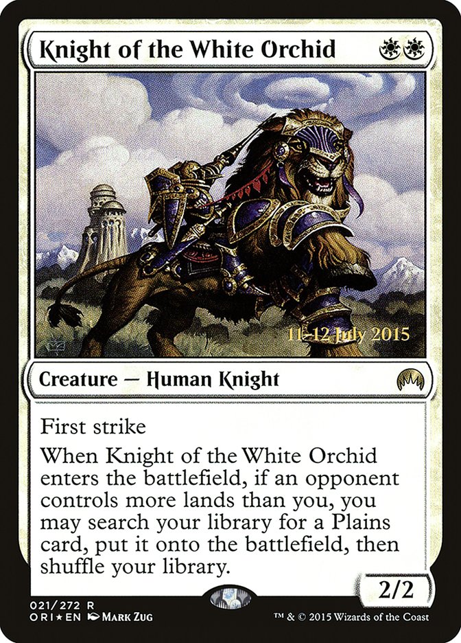 Knight of the White Orchid [Magic Origins Prerelease Promos] | Pandora's Boox